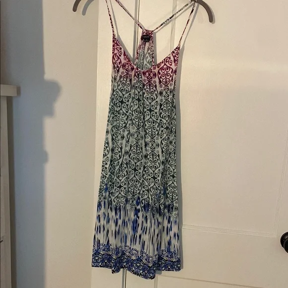 Multicolor Patterned Dress - Picture 1 of 2